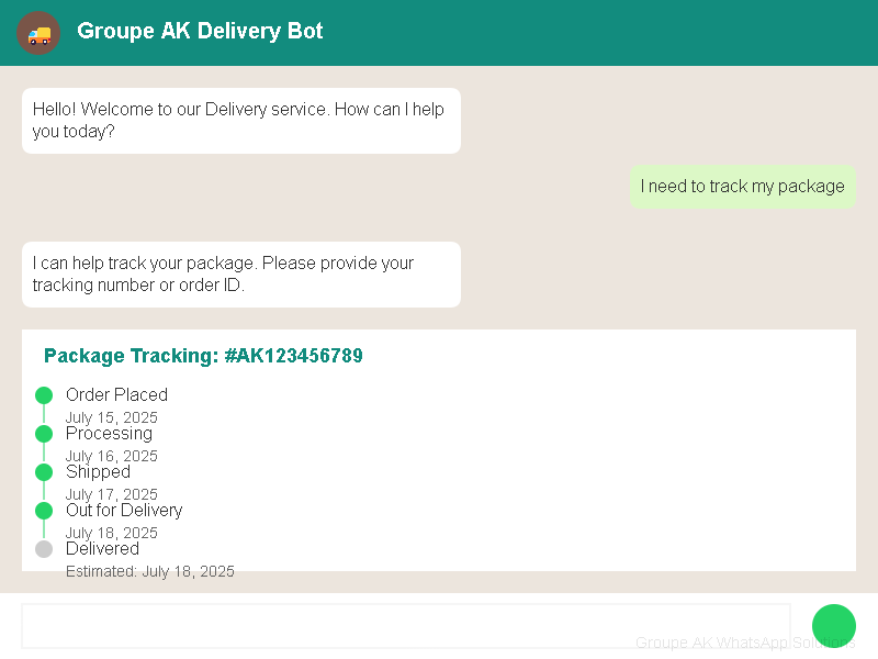Delivery Bot Screenshot