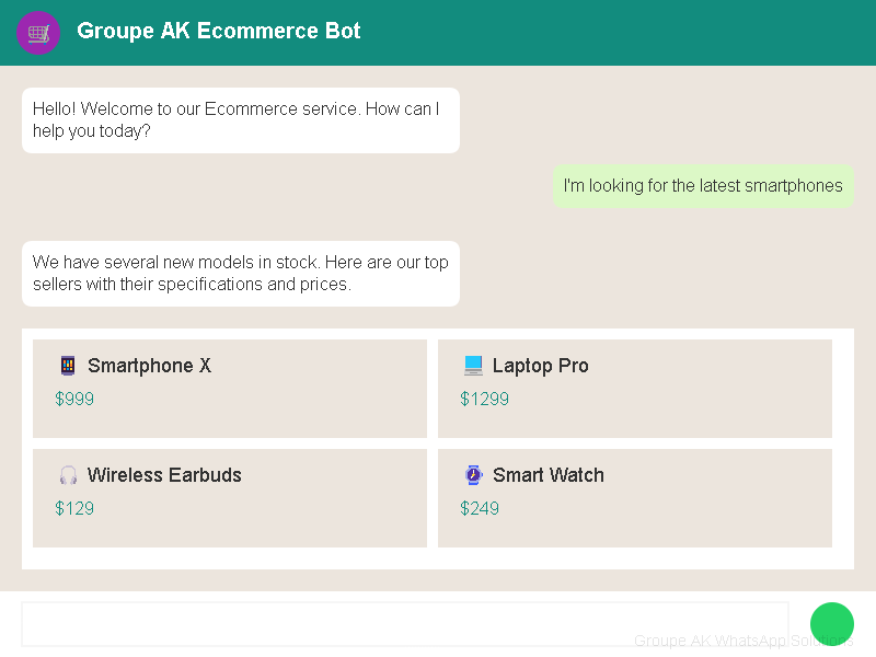 E-commerce Bot Screenshot