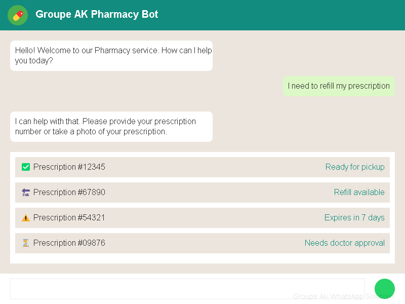 Pharmacy Bot Screenshot